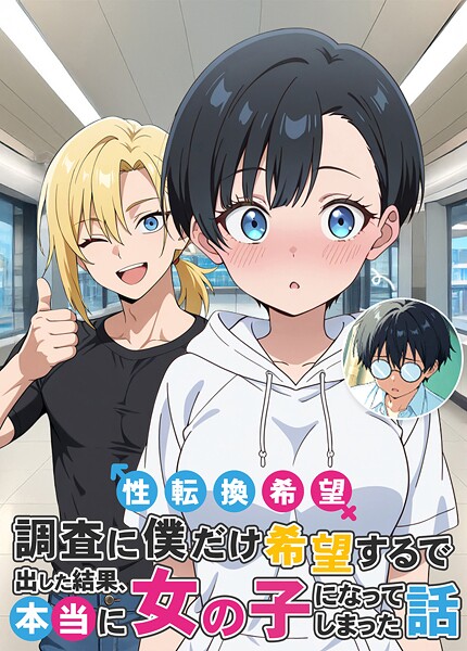 性転換希望調査に僕だけ希望するで出した結果、本当に女の子になってしまった話  エロ画像2001