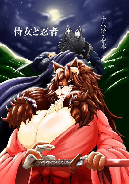 侍女と忍者  エロ画像148